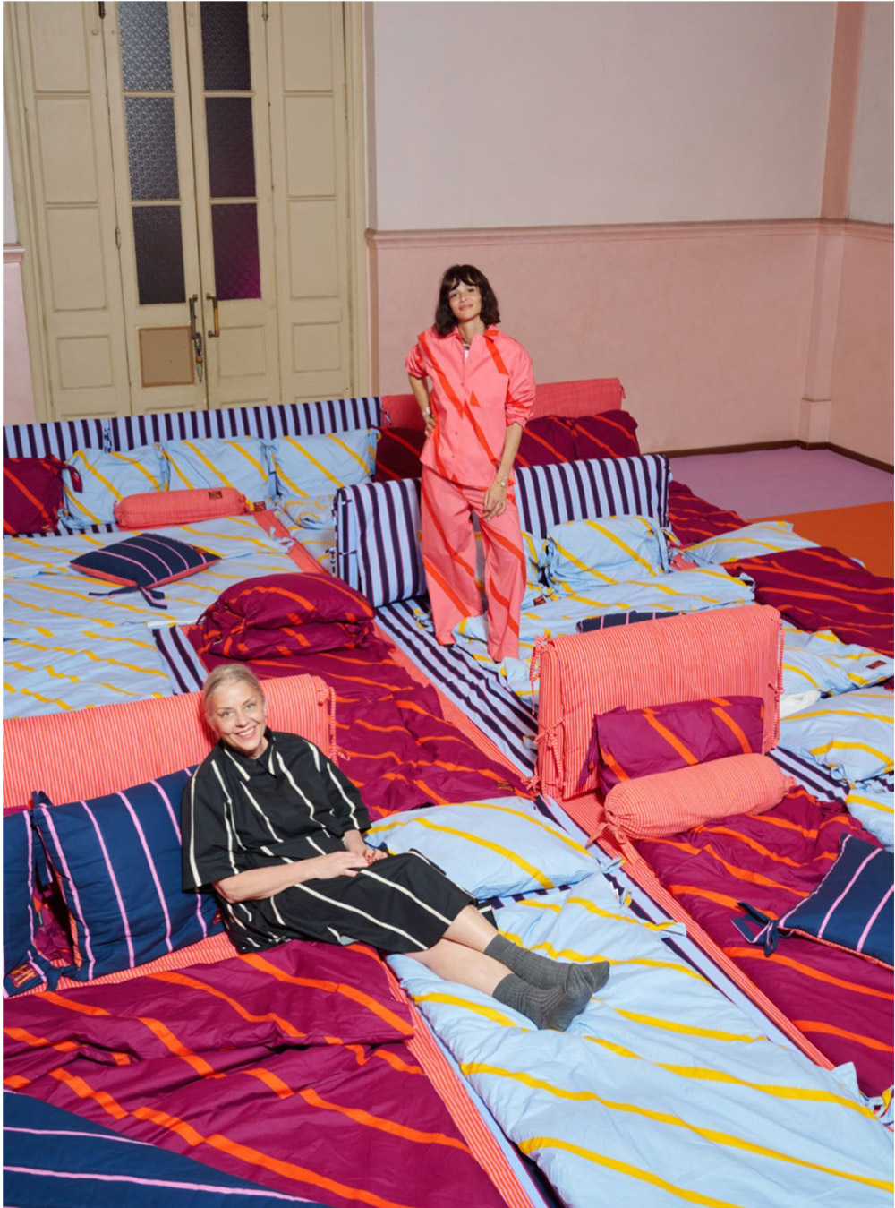 Rebekka Bay & Laila Gohar milan design week 2025