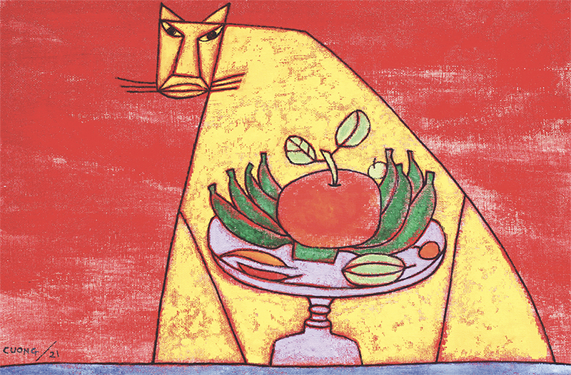 tranh ho xuan nham dan