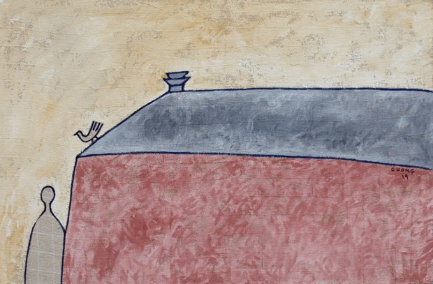 le thiet cuong hoa si tranh trien lam ve ben la