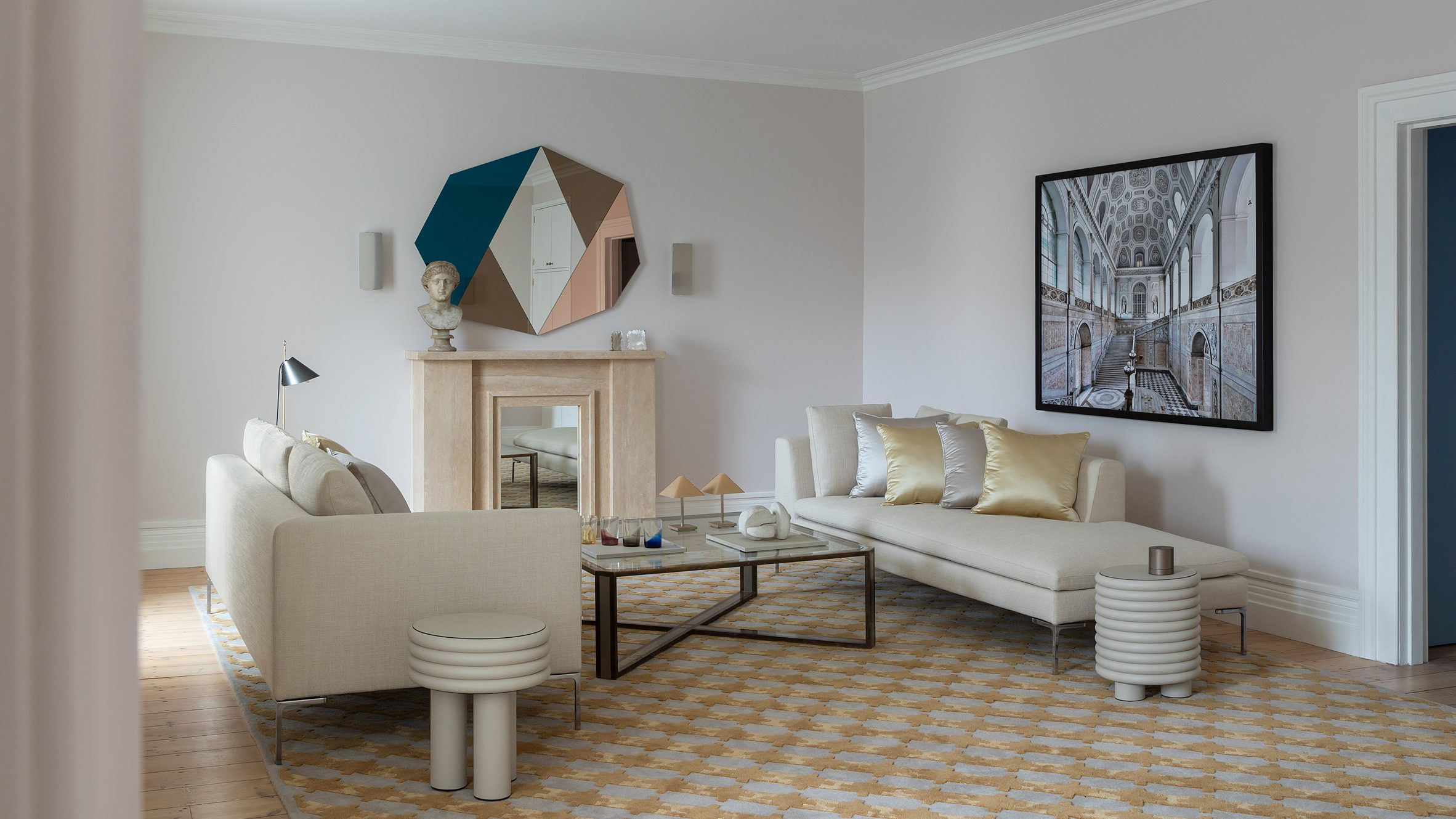 dai su quan y Nick Vinson Avanti Architects Grosvenor Square London Molteni & C B&B Italia Flos Poltrona Frau