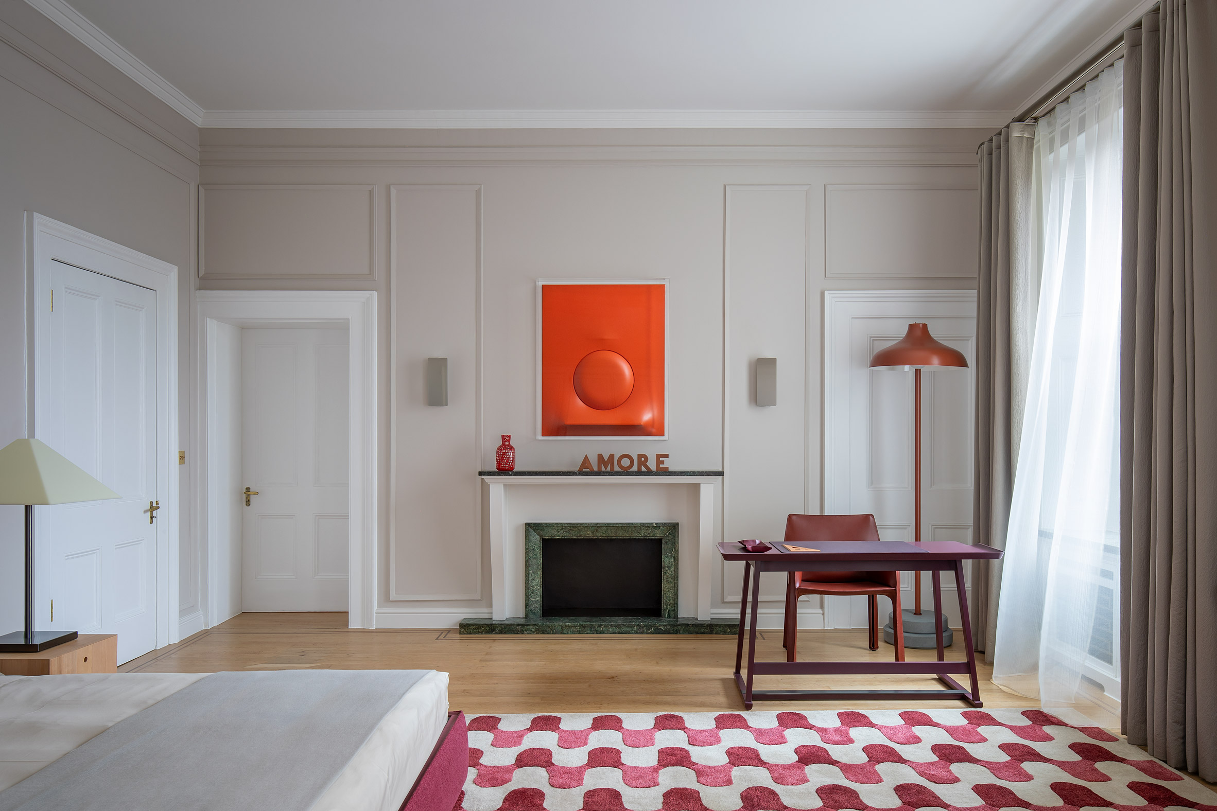 dai su quan y Nick Vinson Avanti Architects Grosvenor Square London Molteni & C B&B Italia Flos Poltrona Frau