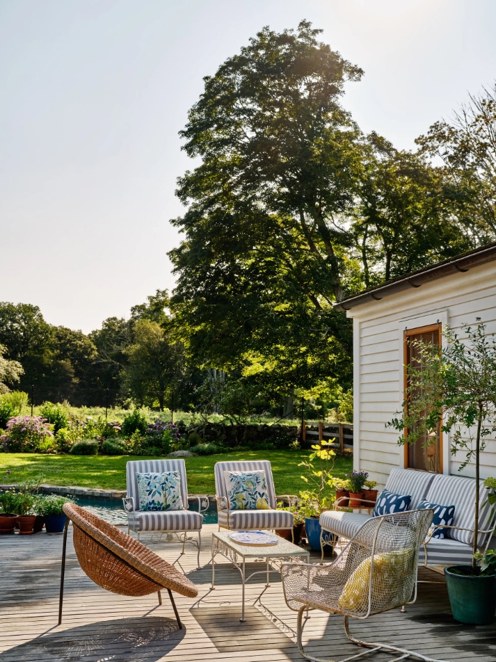 Connecticut my Kari McCabe Nate McBride san vuon ngoai troi