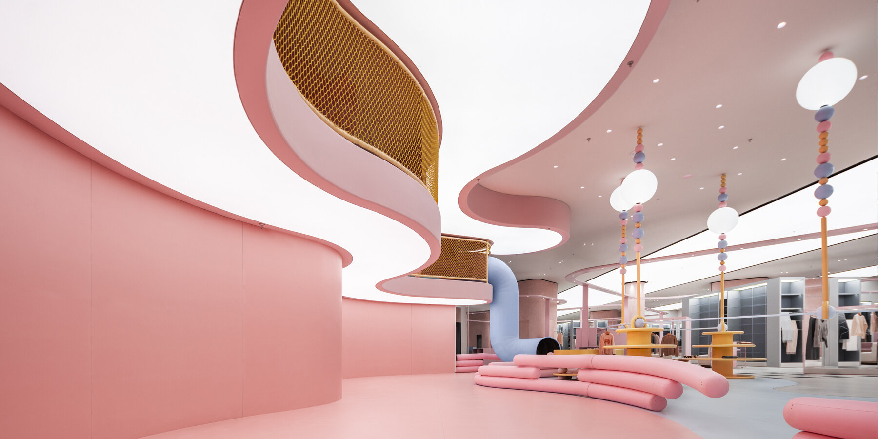 cua hang outlet erdos land pastel kien truc khu vui choi