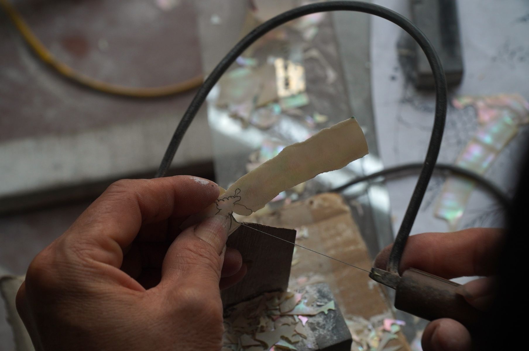 mother of pearl inlay lich su nguon goc lang nghe