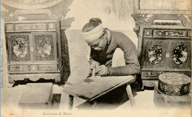 mother of pearl inlay lich su nguon goc lang nghe