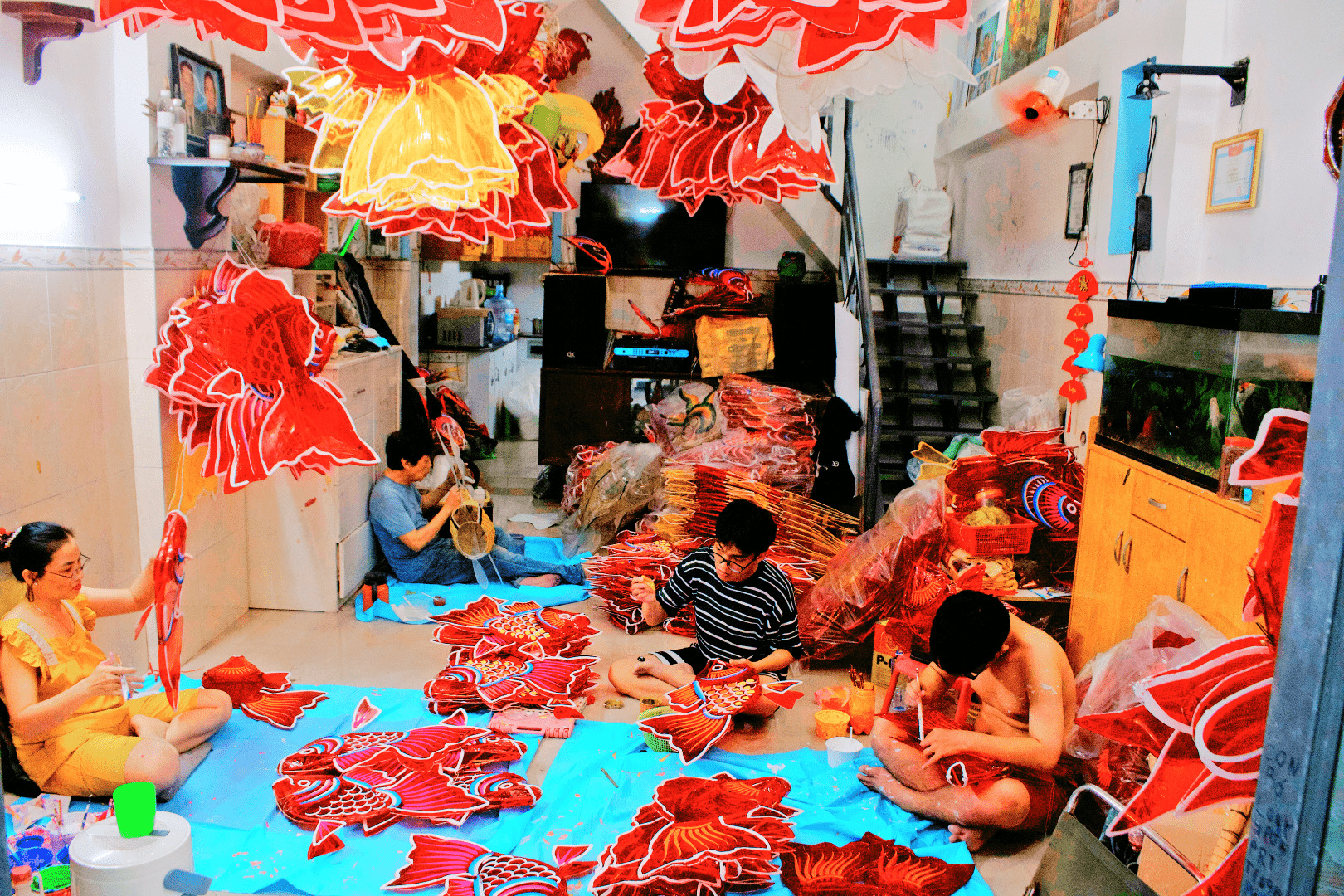 long den trung thu do choi tuoi tho