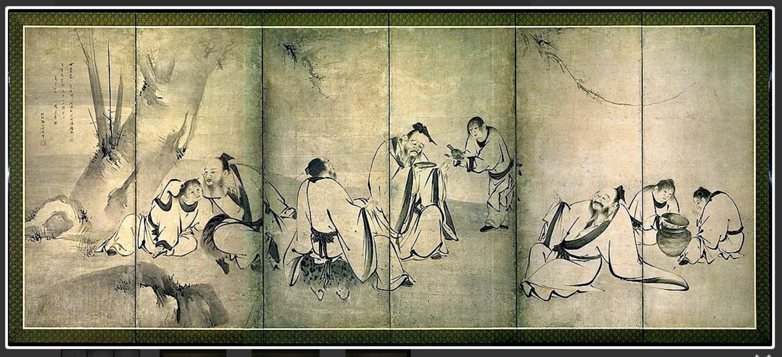 lich su folding screen history paravent