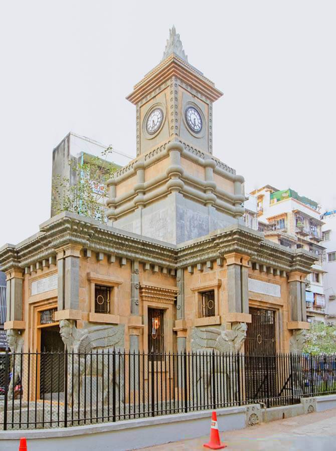 cong trinh kien truc thap dong ho Bomanjee Hormarjee Wadia Vikas Dilawari