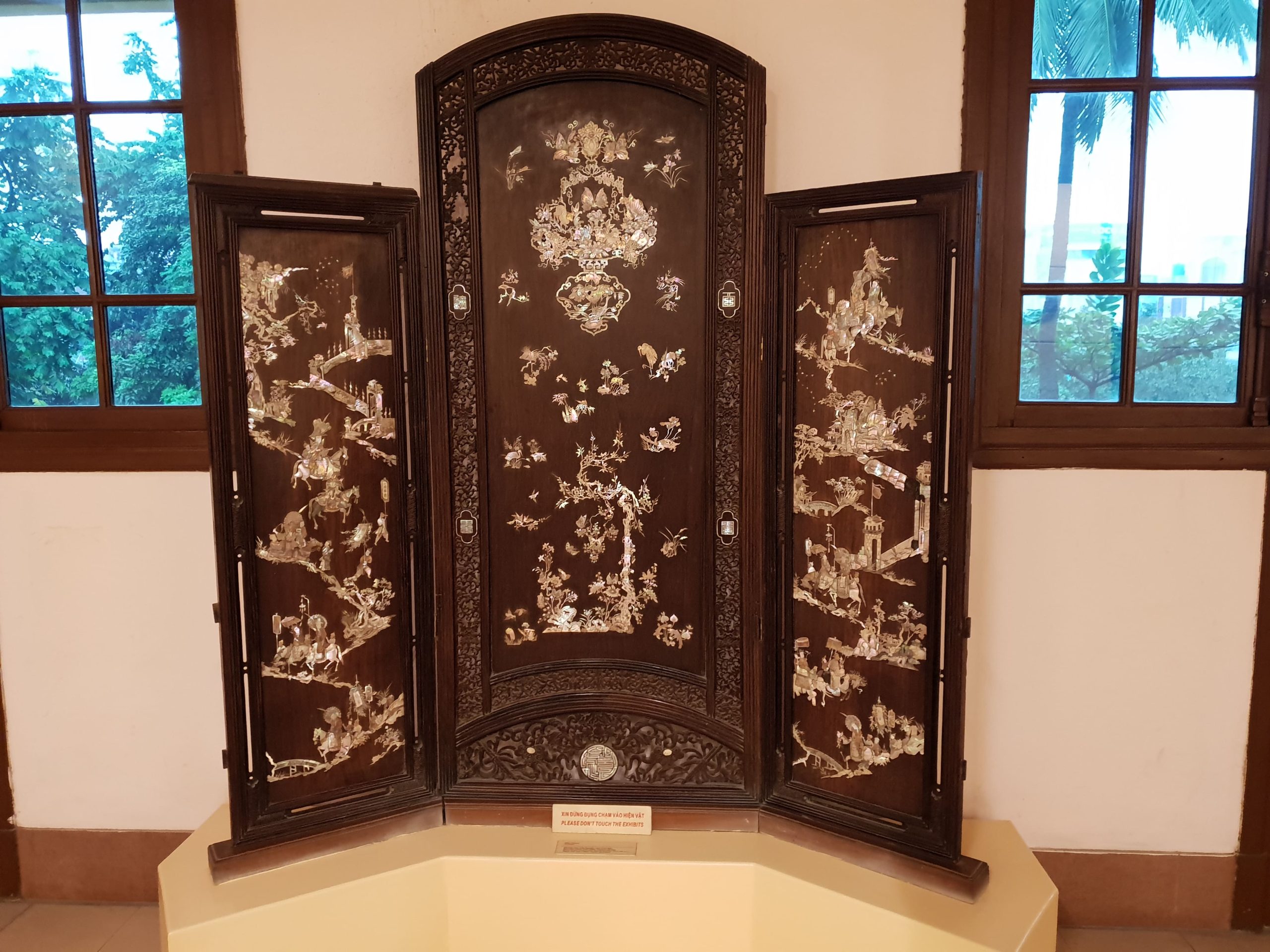 lich su folding screen history paravent