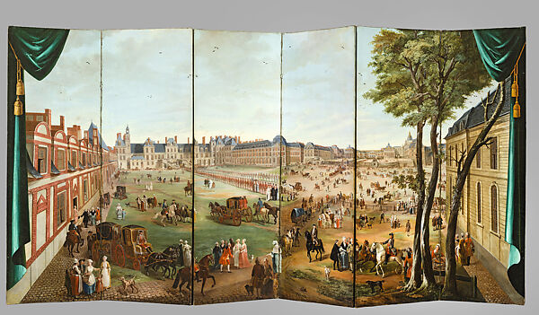 lich su folding screen history paravent