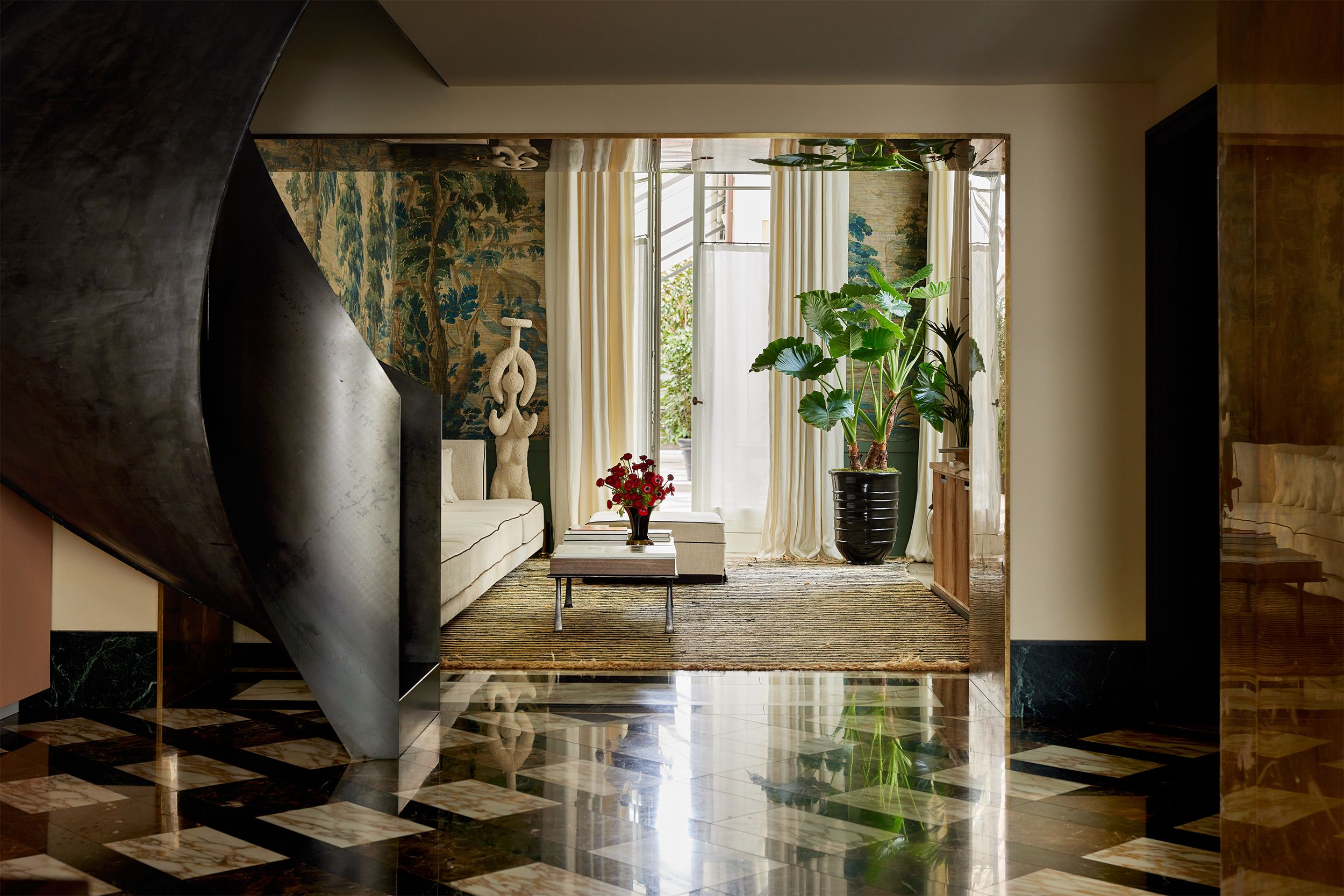 can ho milan pietro ruffini moncler noi that phong khach 