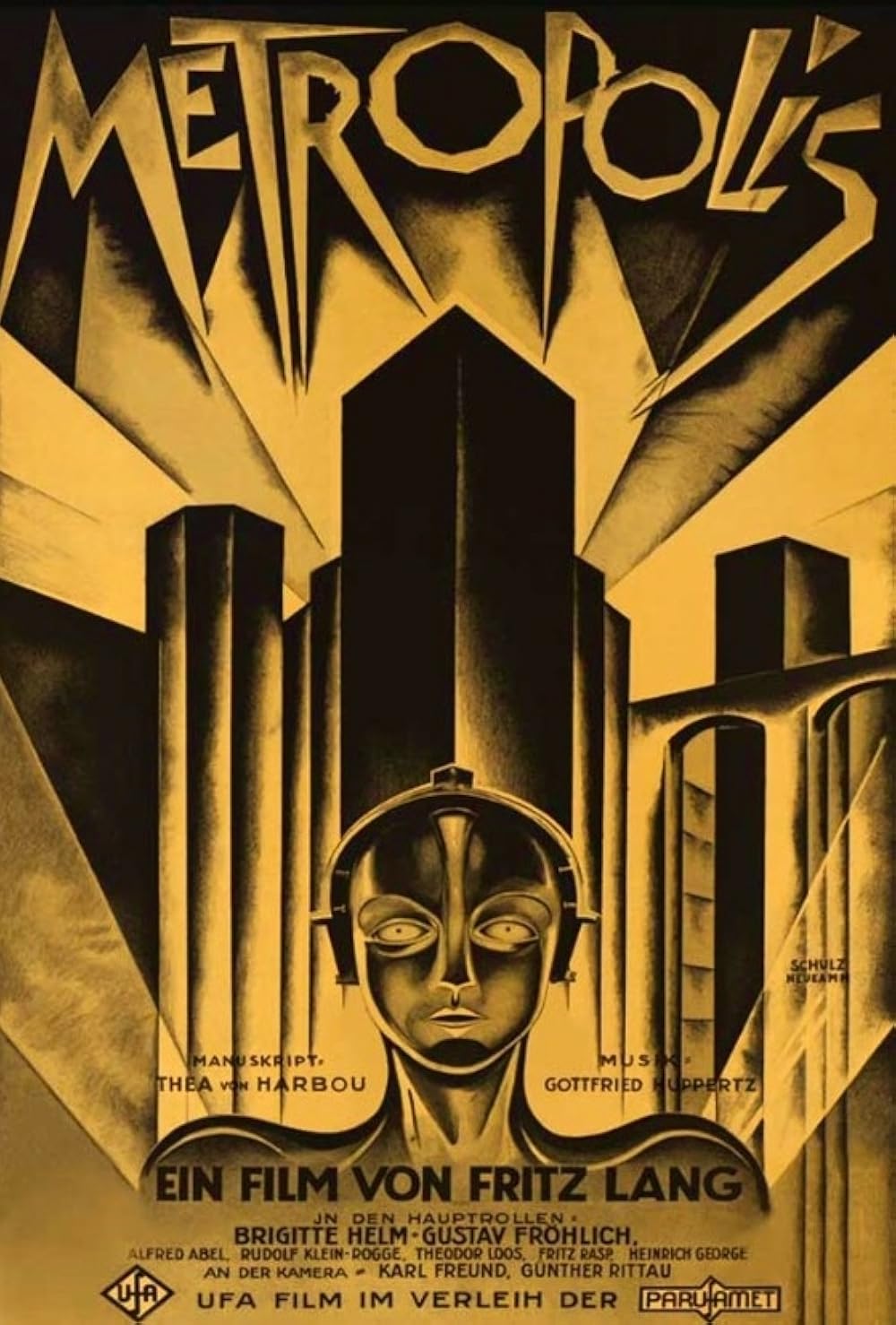 art deco metropolis thanh pho poster dien anh