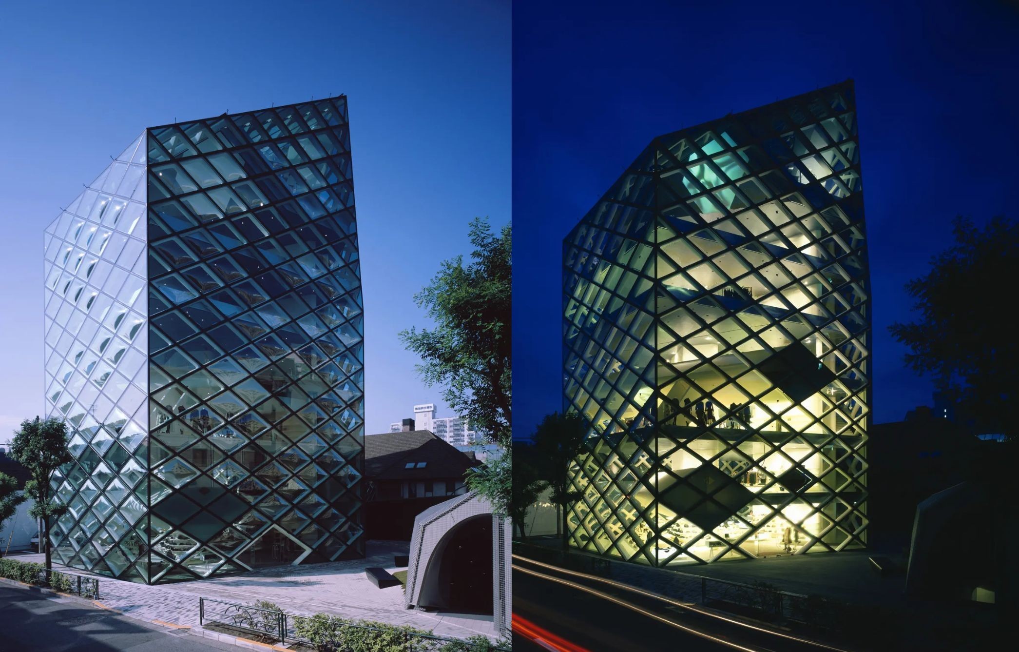 Prada Aoyama Glass Tower kien truc toa nha tokyo