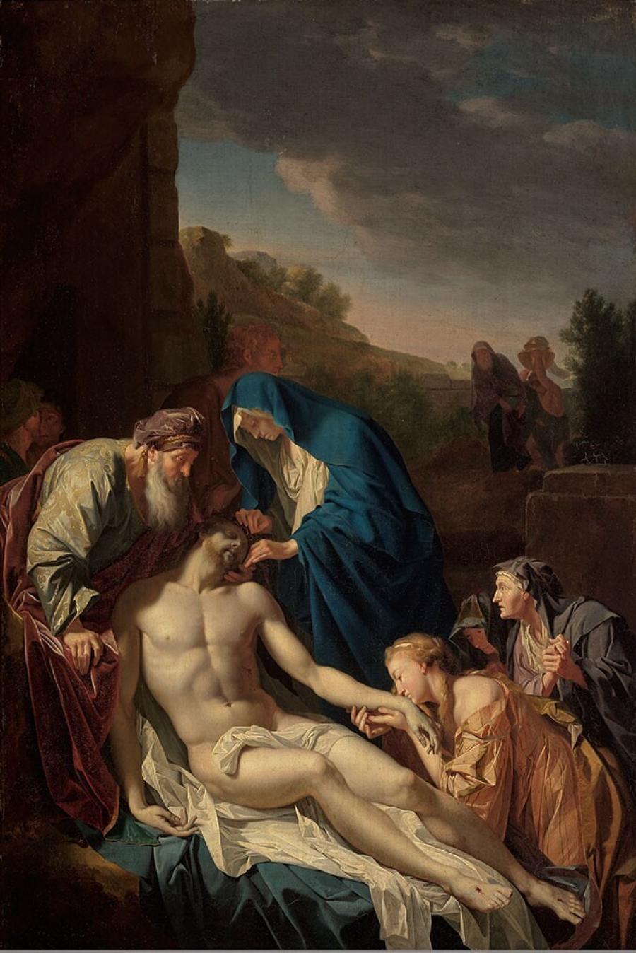 entombment of christ pieter van der werff nghe thuat co dien