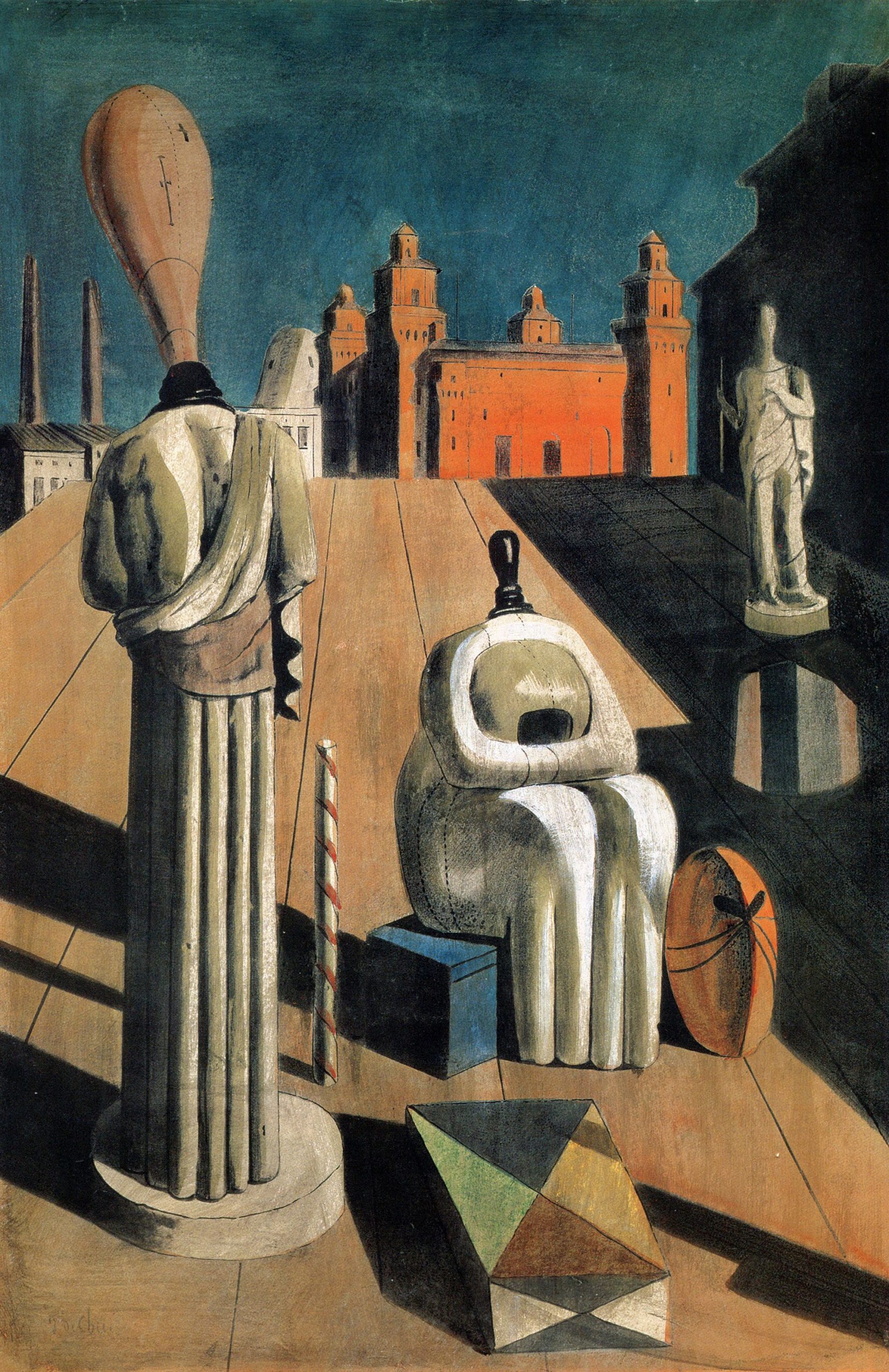 The Disquieting Muses Giorgio de Chirico hoi hoa sieu hinh