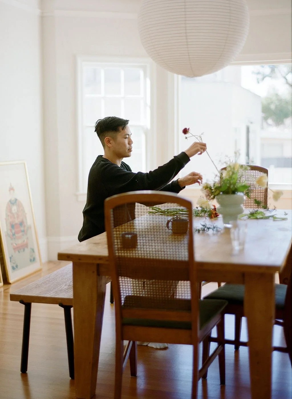 sammy go florist nghe si cam hoa