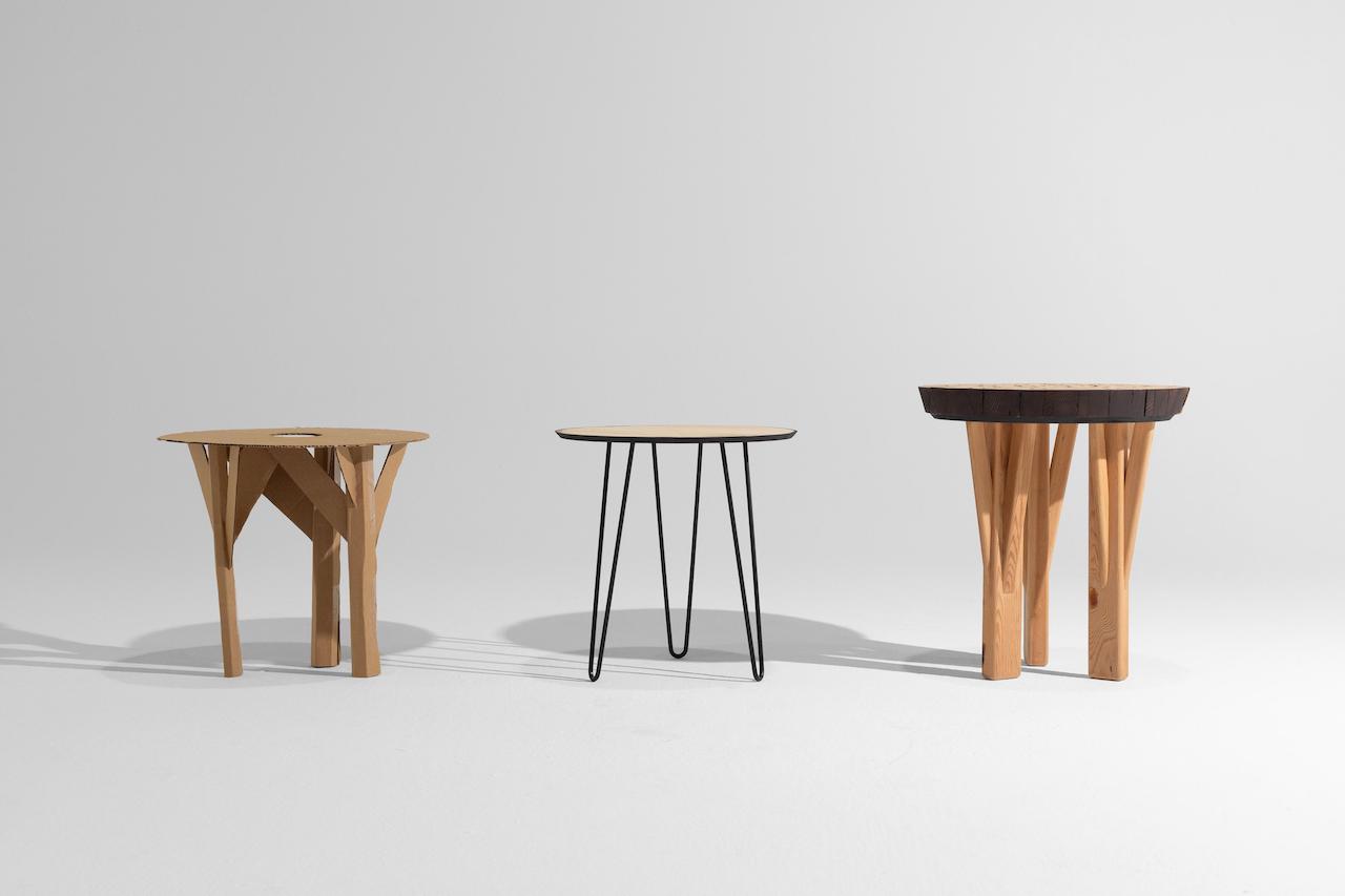 do noi that tai che vat lieu cu go The Healing Forest Tables