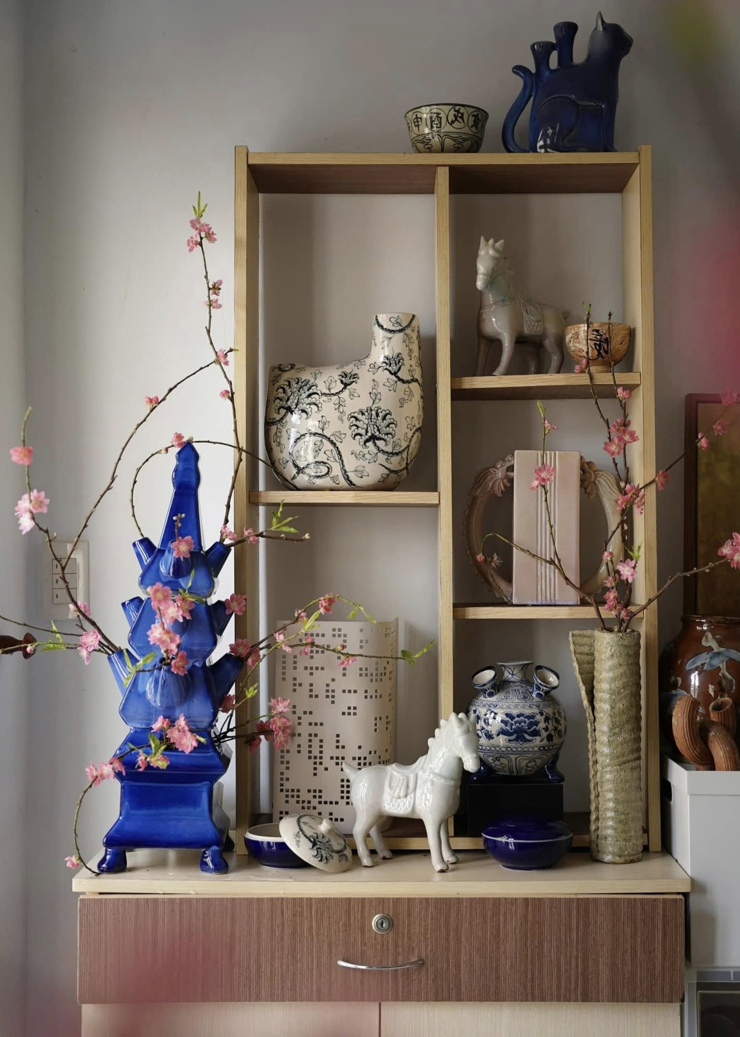 hoa dao tet trung bay tet