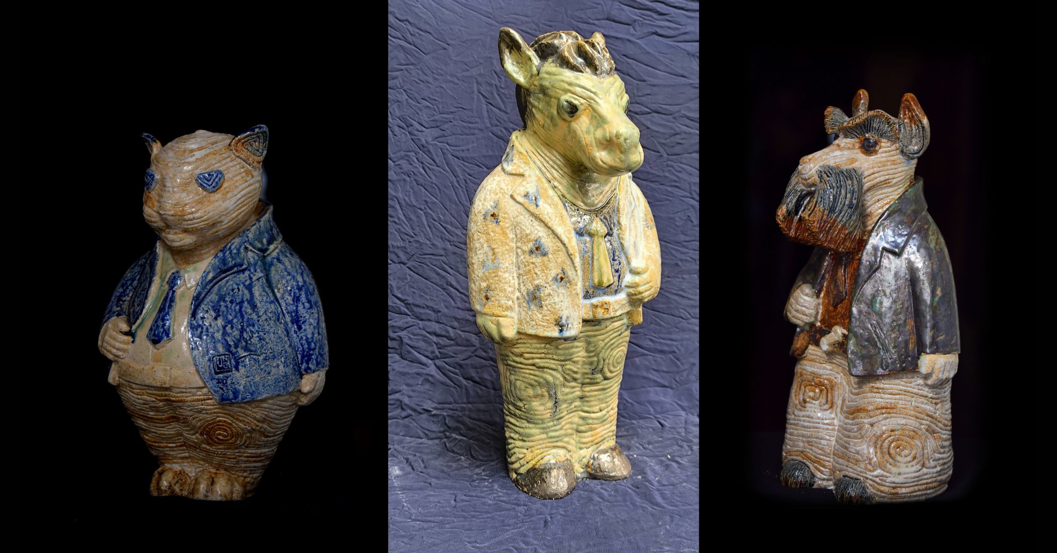 dan ngo tuat tam hop 12 con giap tuong gom nguyen thang long