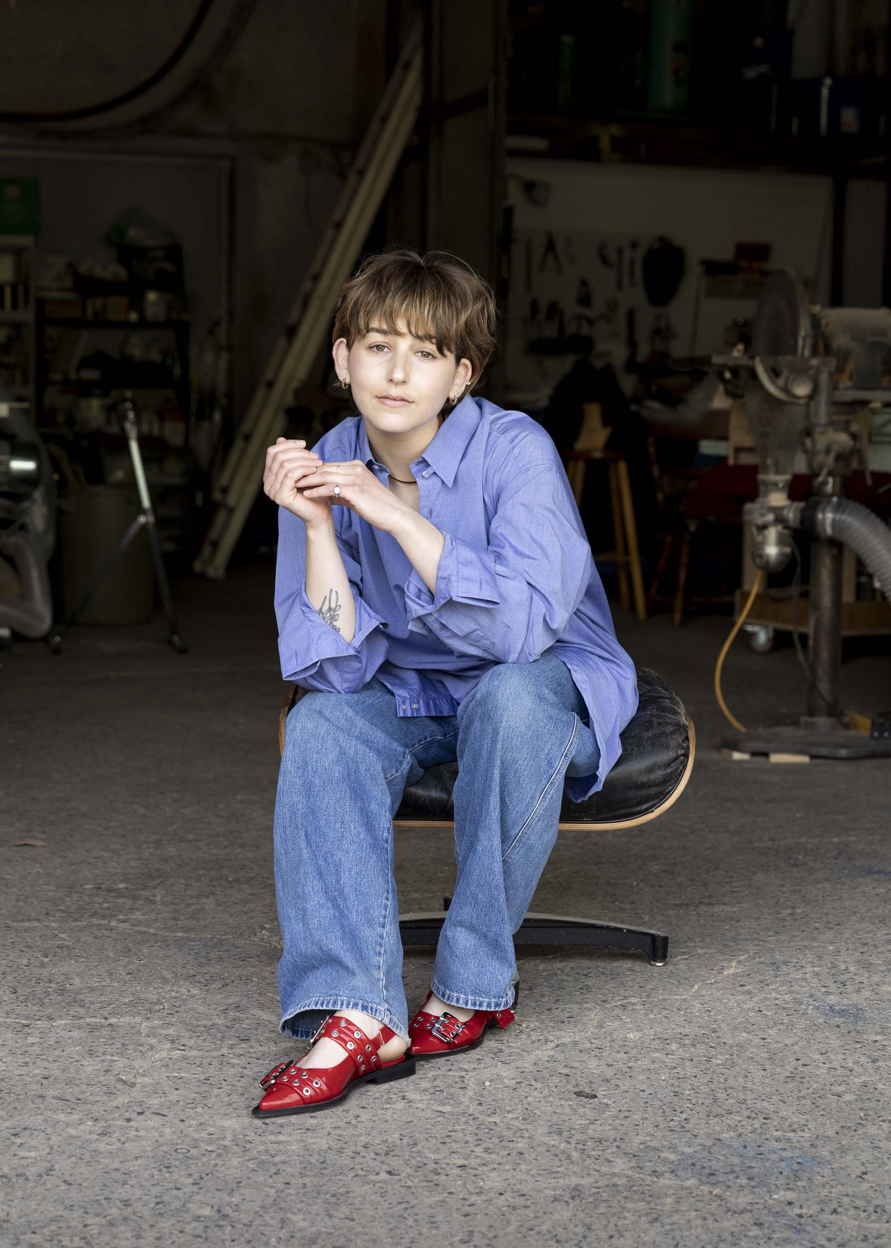 nha thiet ke lauren goodman bo suu tap Fresh Catch binh desert vase