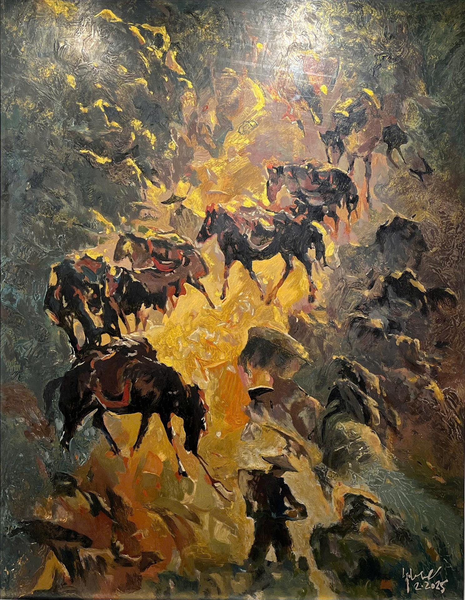 tranh ngua phong thuy ma dao thanh cong