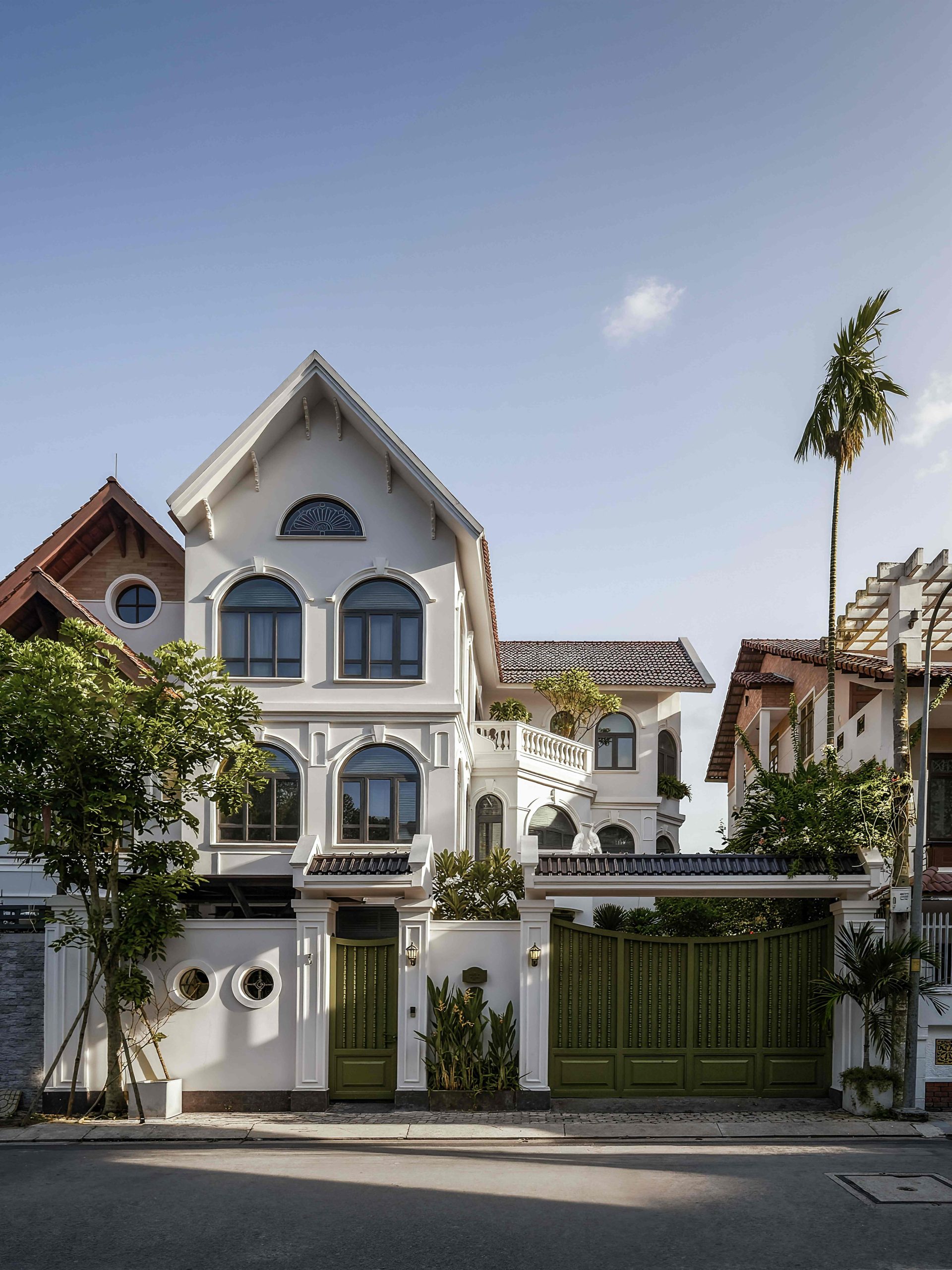 villa quan 7 phong cach indochine