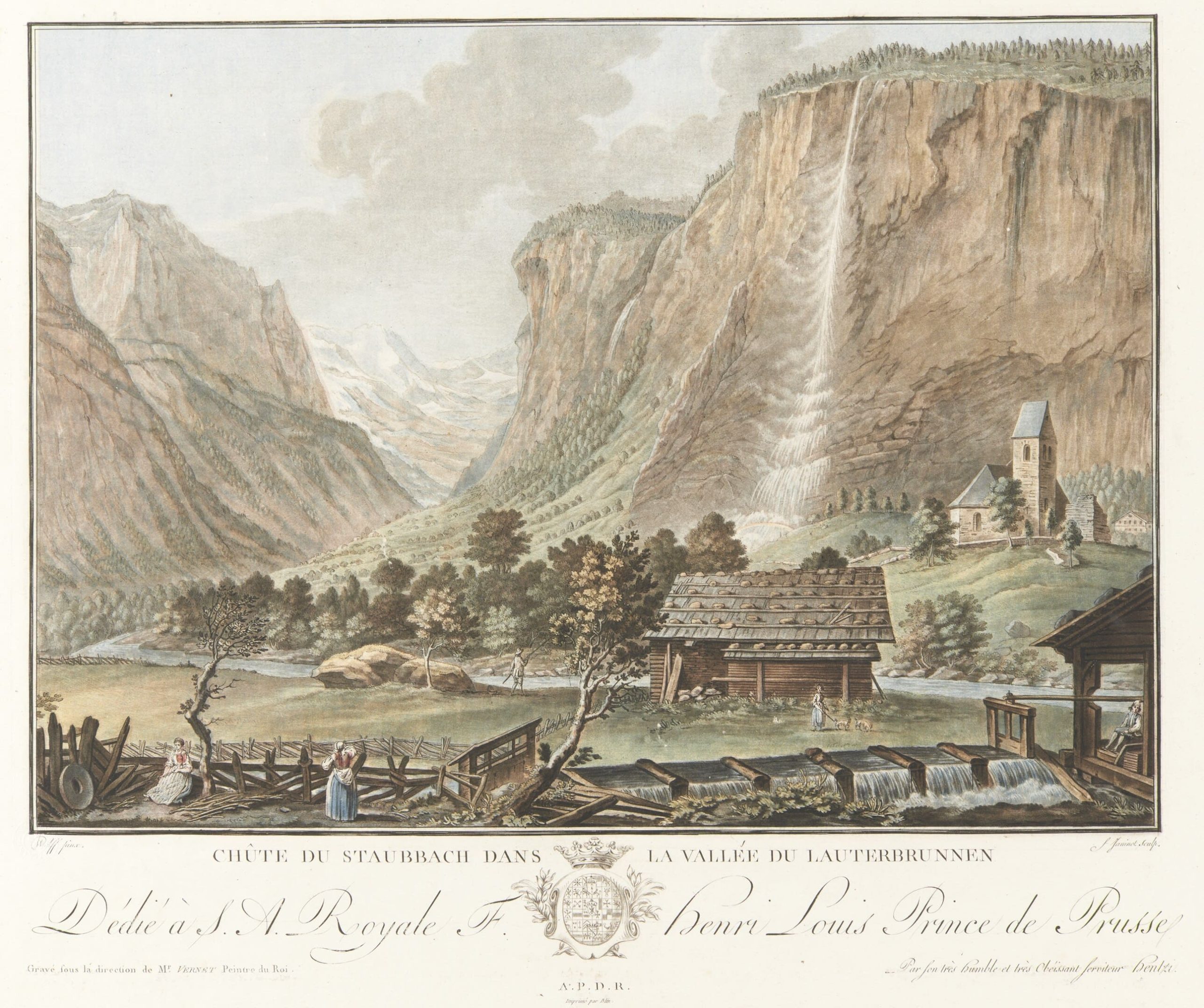 Alps Bernese Lauterbrunnen Valley Bernese Oberland Switzerland Swiss