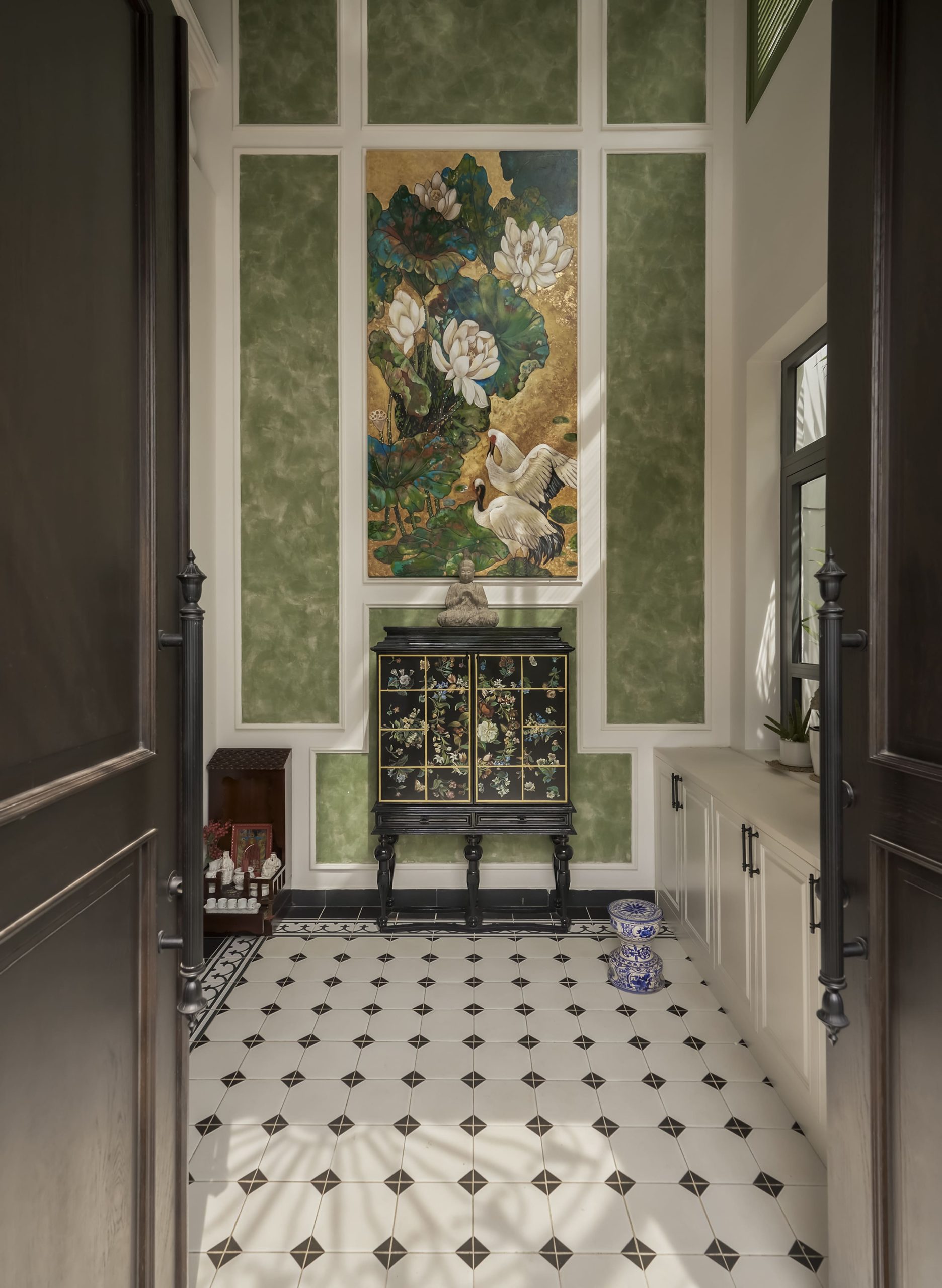 villa quan 7 phong cach indochine