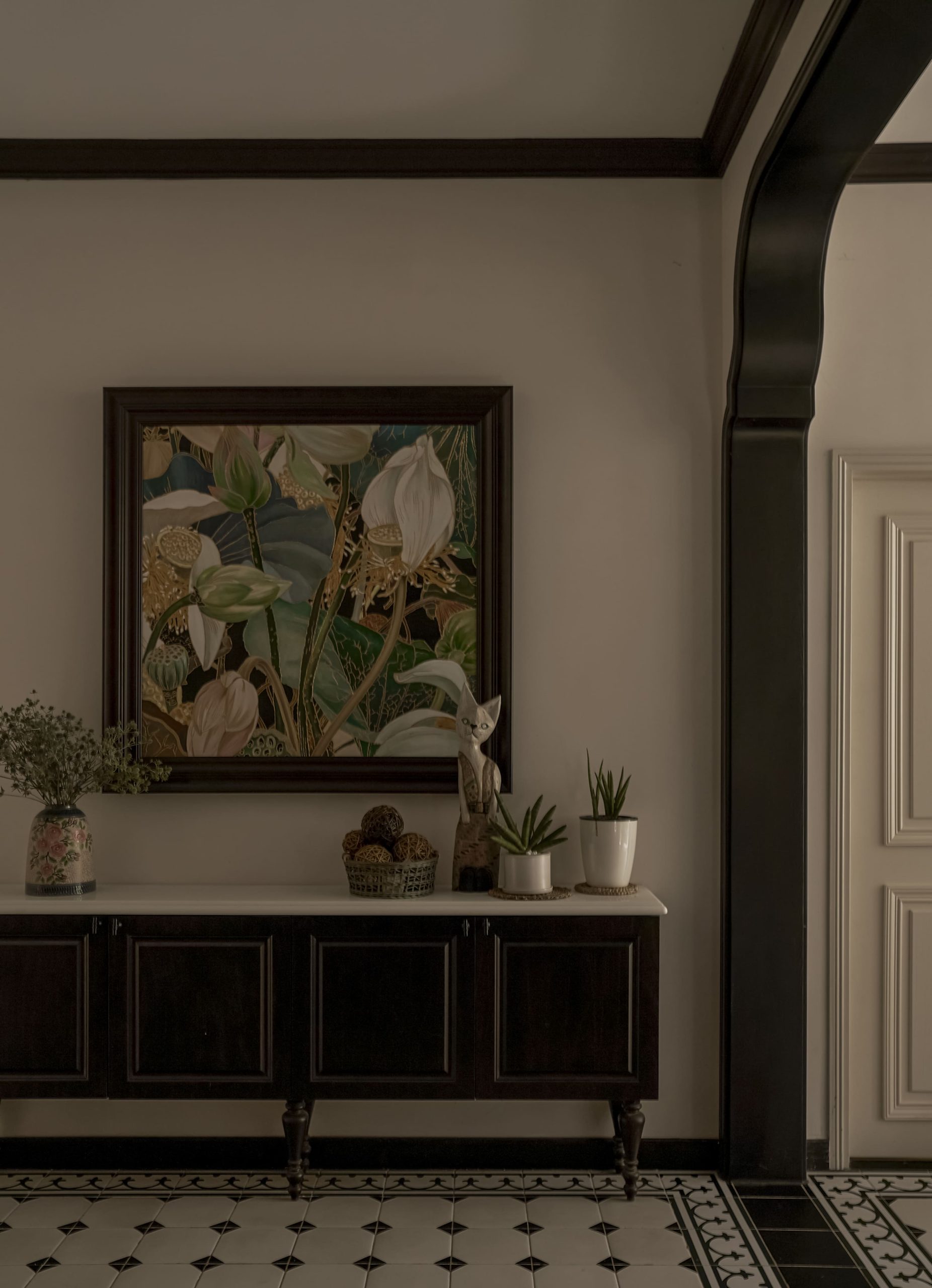 villa quan 7 phong cach indochine