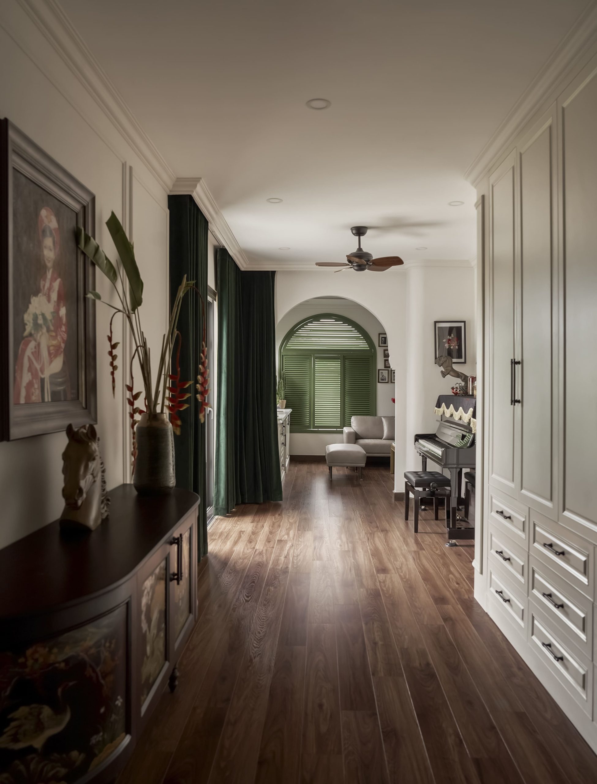 villa quan 7 phong cach indochine