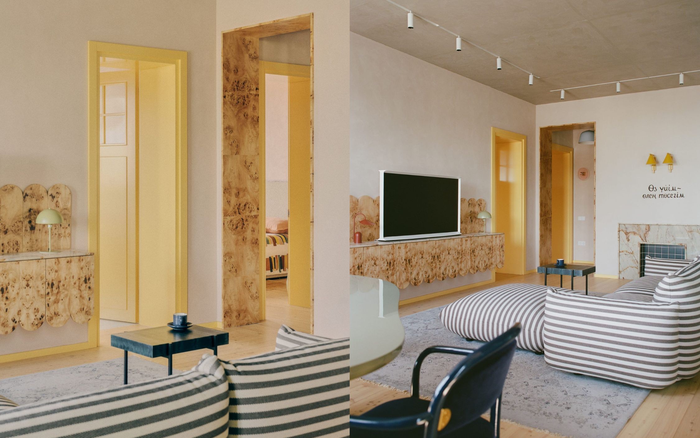 can ho almaty kazakhstan noi that tre trung noi that phong khach go veneer burl