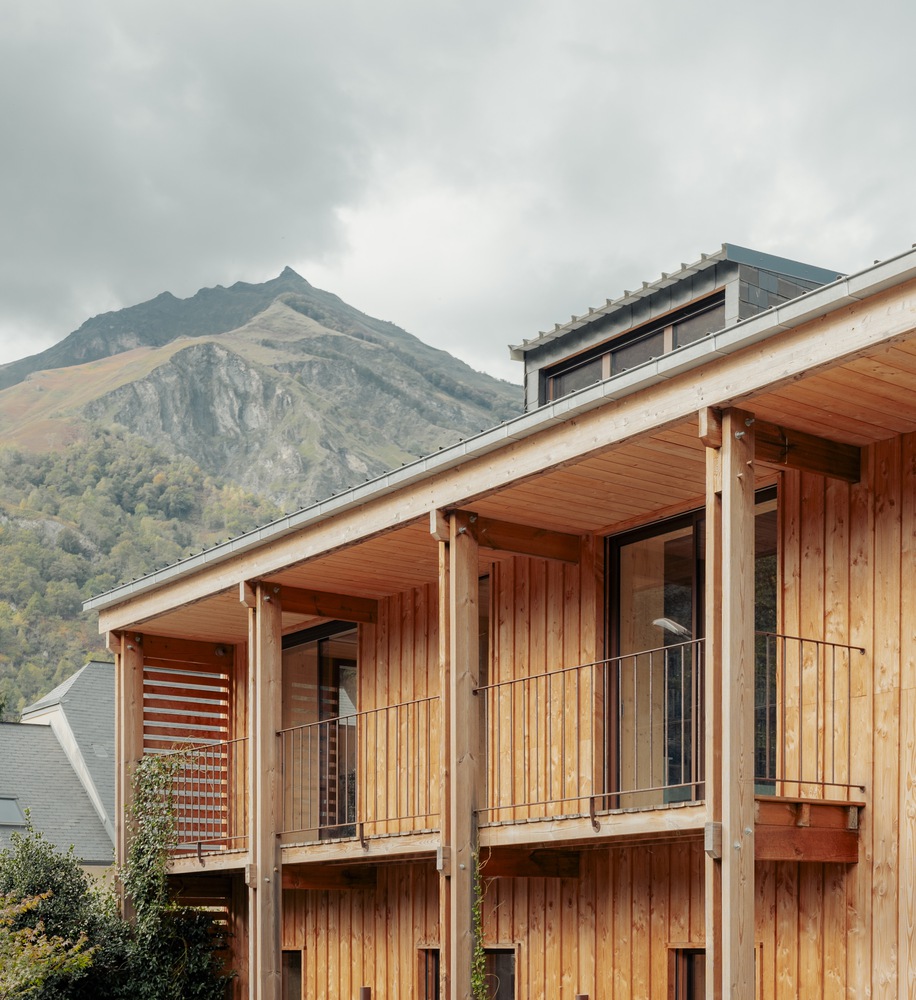 nha go Laruns Pyrenees Mesnil Architectures