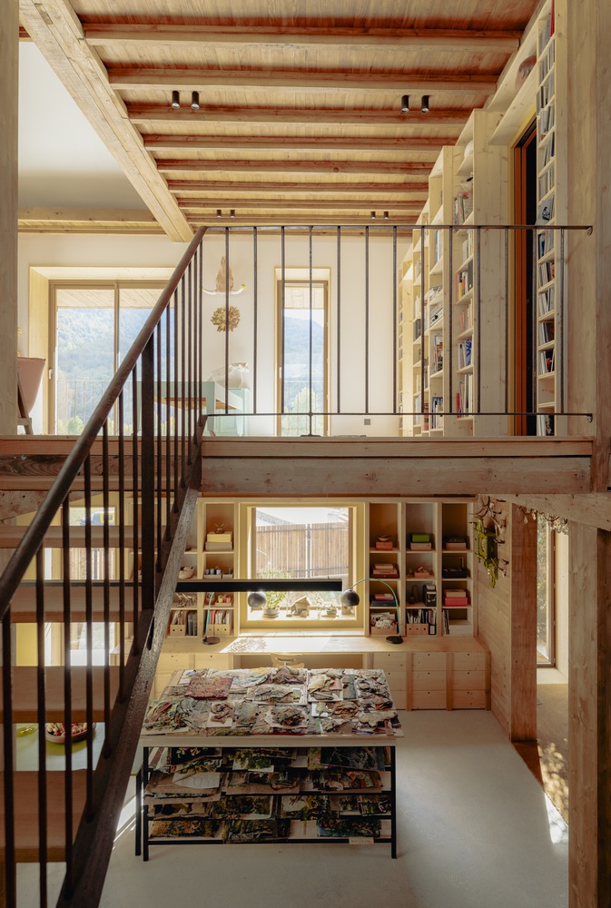 nha go Laruns Pyrenees Mesnil Architectures